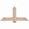 Ekena Millwork Eugene Smooth Timber Gable Bracket, Douglas Fir, 48"W x 24"H x 5 1/2"D x 5 1/2"F, 12/12 Pitch GBW048X24X0606EUG00SDF - alternate 1